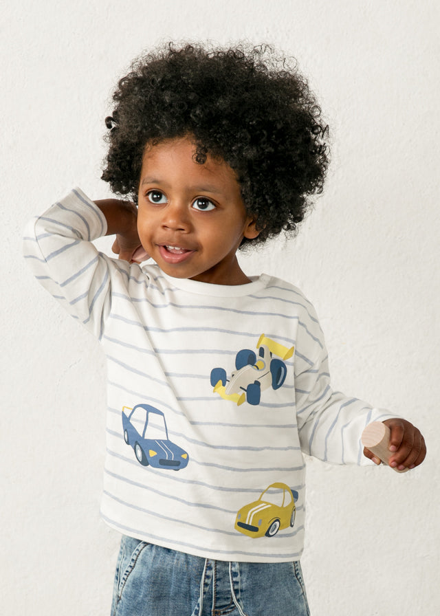 Baby Striped Car T-Shirt