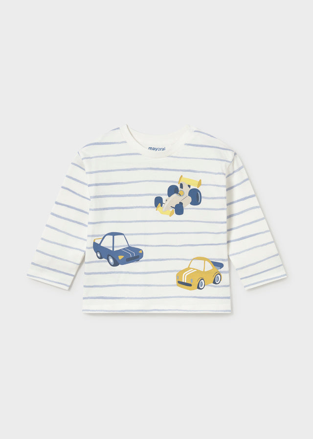 Baby Striped Car T-Shirt