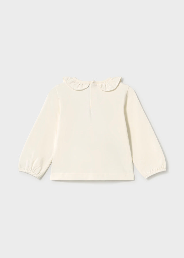 Baby ruffle-neck T-shirt