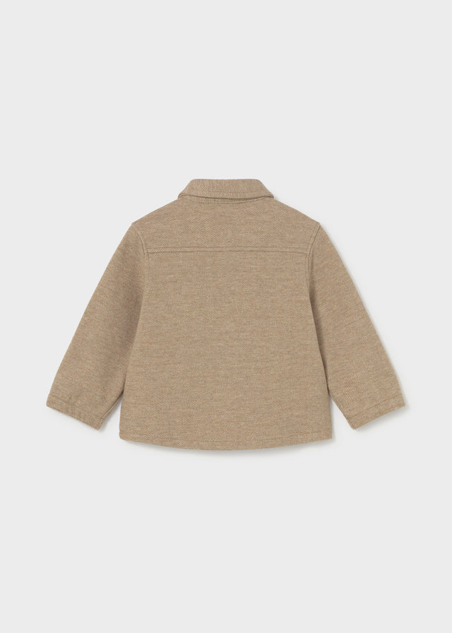 Baby Knit Overshirt w Pants Set