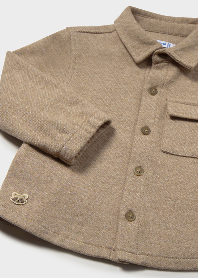Baby Knit Overshirt w Pants Set