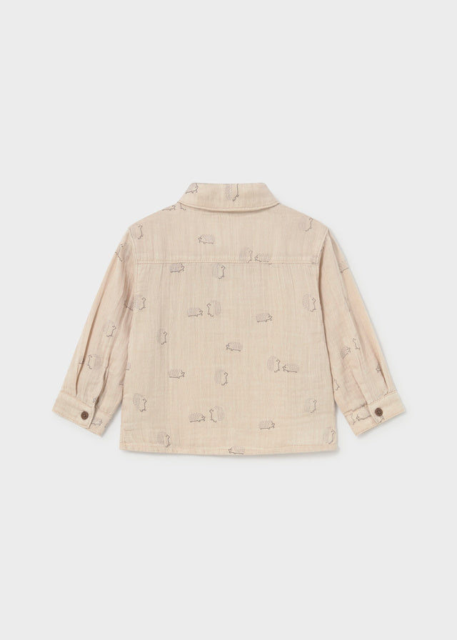 Baby Crinkle Cotton Shirt