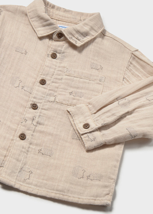 Baby Crinkle Cotton Shirt