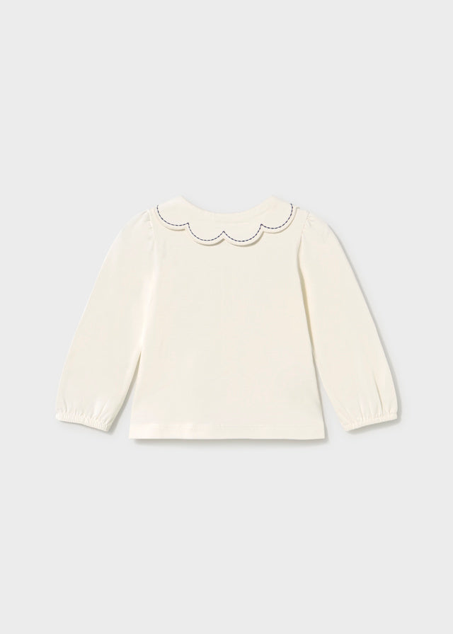 Baby Scalloped Collar Polo