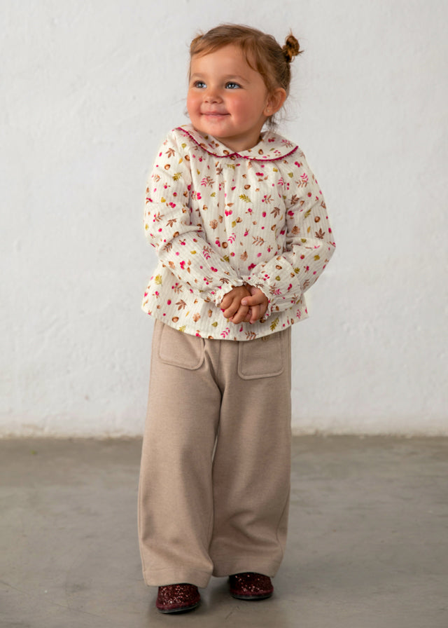 Baby Girl Textured Blouse