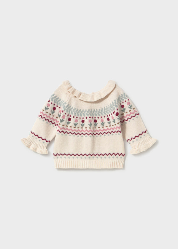 Newborn Girl Knit Sweater