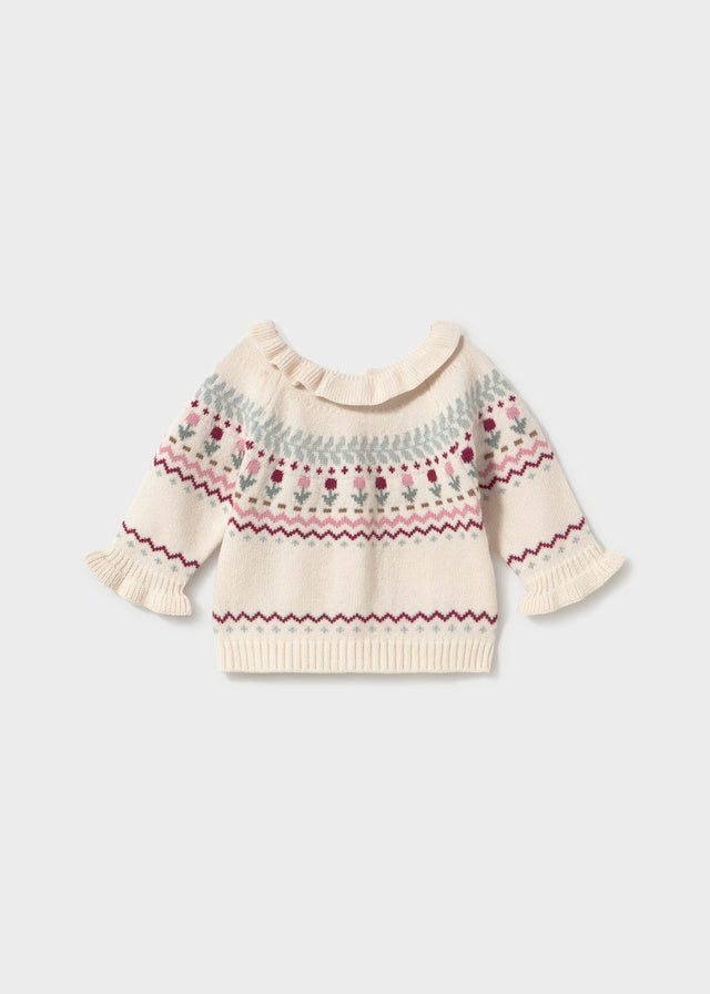 Newborn Girl Knit Sweater