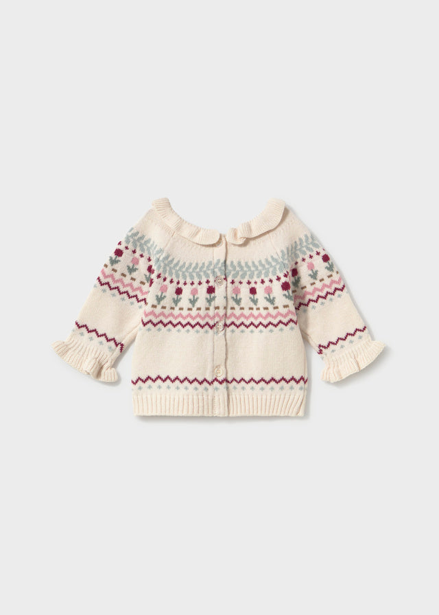 Newborn Girl Knit Sweater