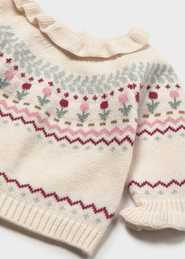 Newborn Girl Knit Sweater