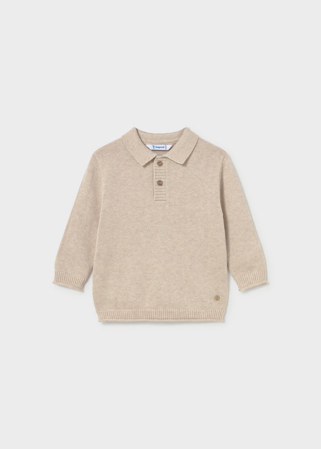 Baby polo neck jumper