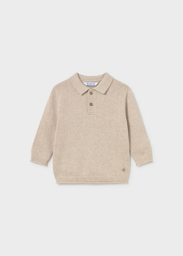 Baby polo neck jumper