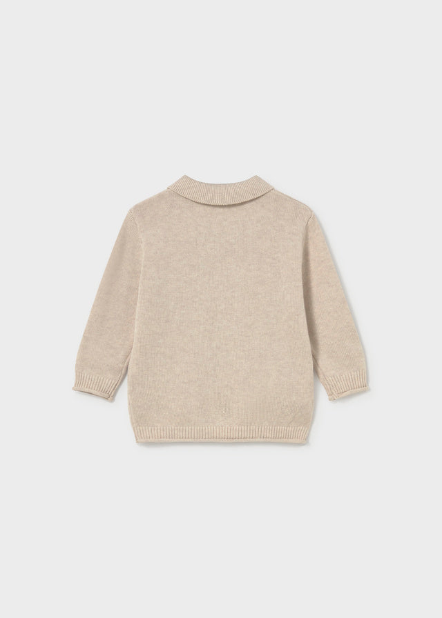 Baby polo neck jumper