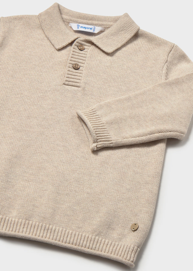 Baby polo neck jumper