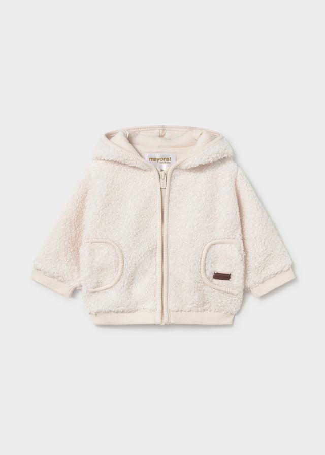 Newborn Boy Faux Fur Sweatshirt