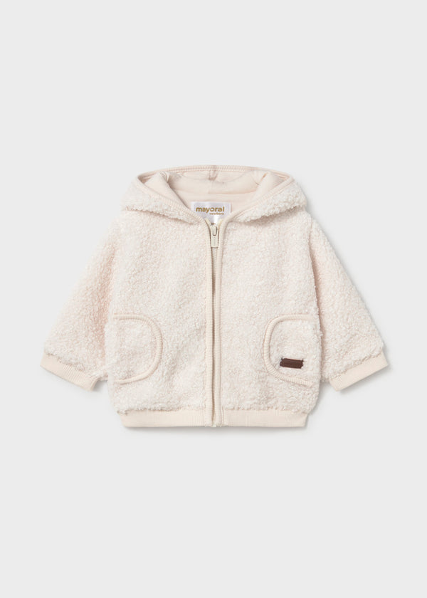 Newborn Boy Faux Fur Sweatshirt