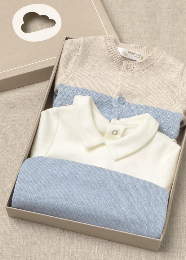 Baby Boy 3-Piece Sky Set