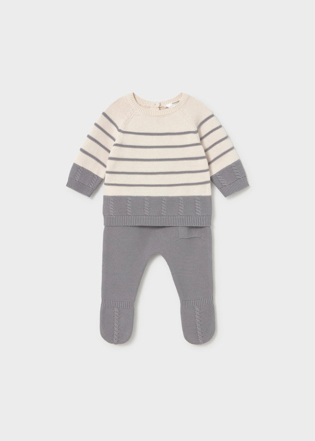 Newborn Boy Pants and Sweater Set
