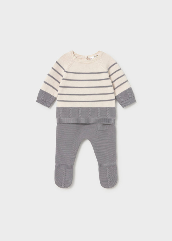 Newborn Boy Pants and Sweater Set