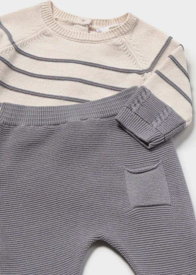 Newborn Boy Pants and Sweater Set