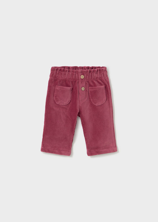 Newborn Girl Corduroy Pants