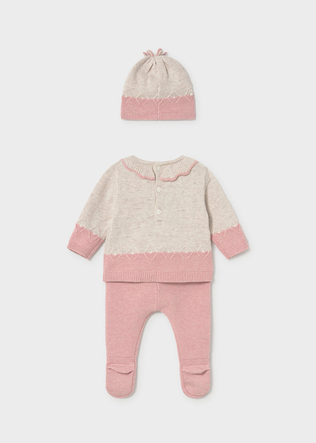 Rosa Baby Girl 3-Piece Knit Set