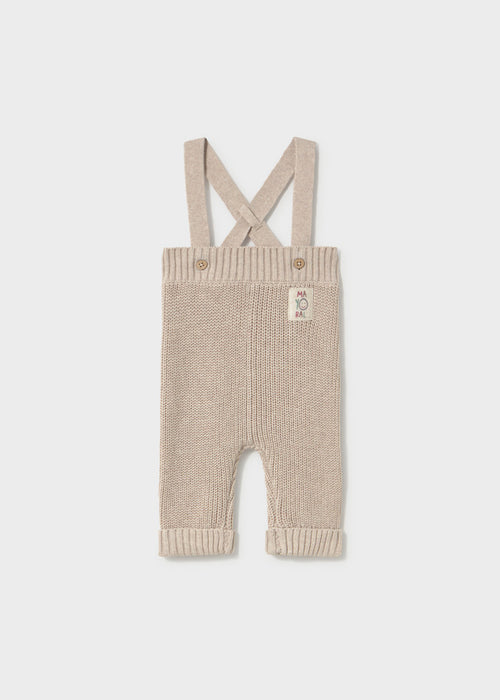 Baby Knit Suspenders Pants