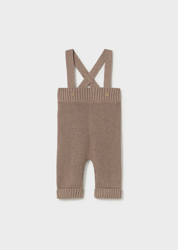 Baby Knit Suspenders Pants