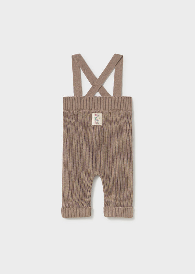 Baby Knit Suspenders Pants
