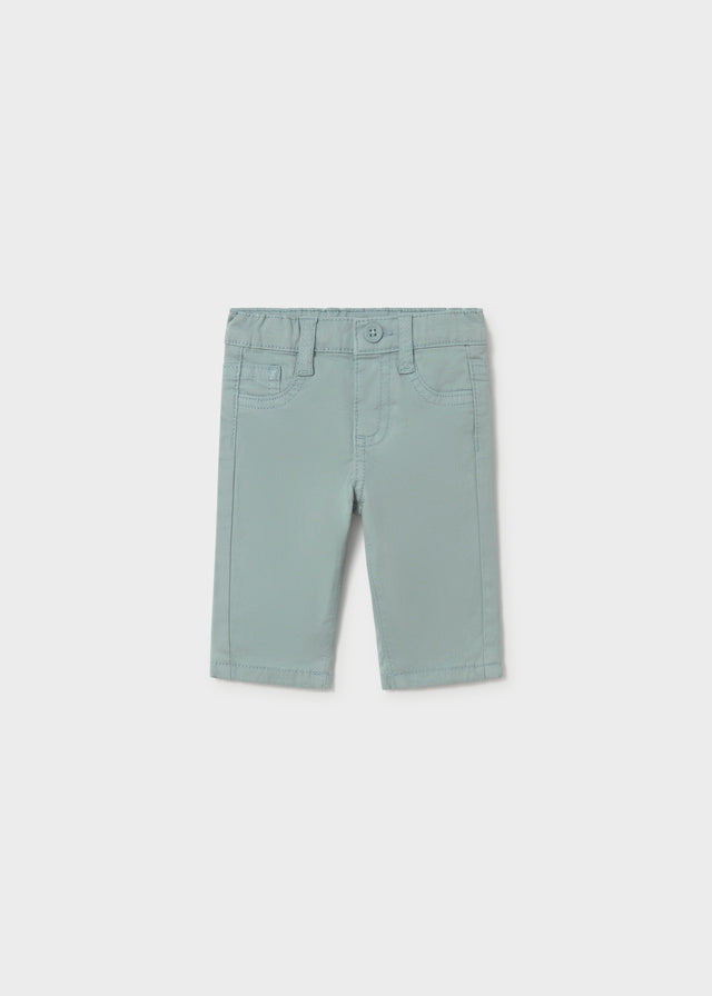 Baby Boy Twill Sage Pants