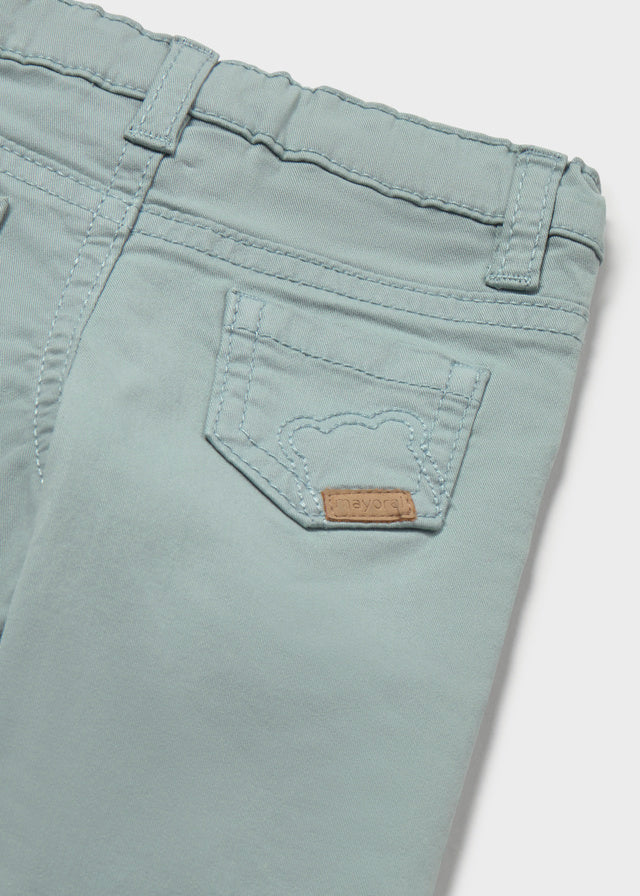 Baby Boy Twill Sage Pants