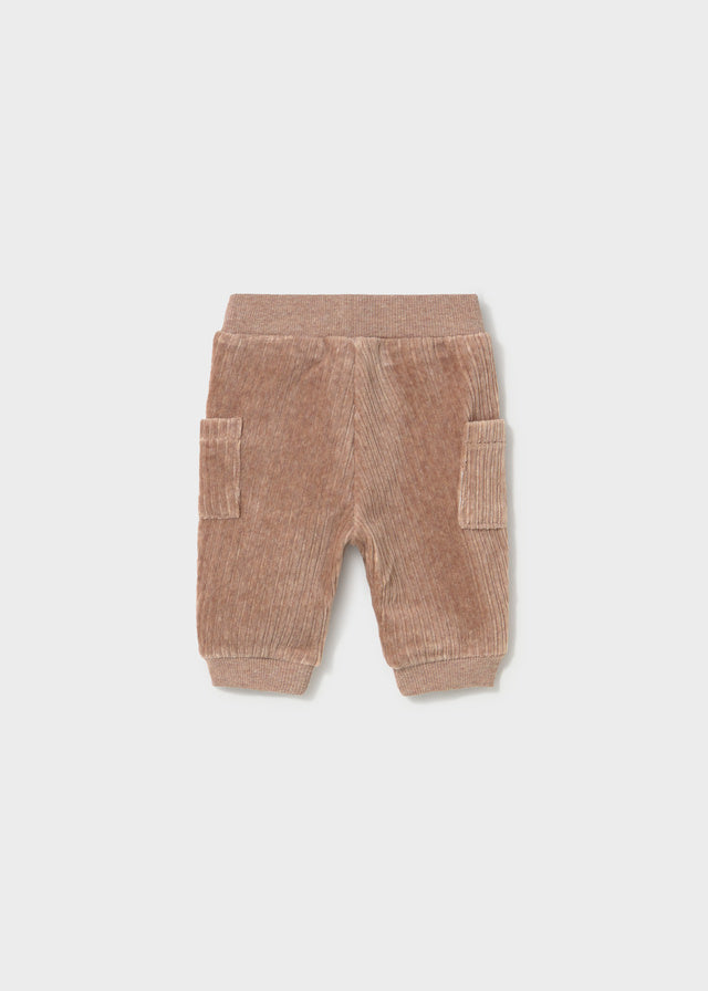 Newborn Boy Corduroy Pants - Truffle