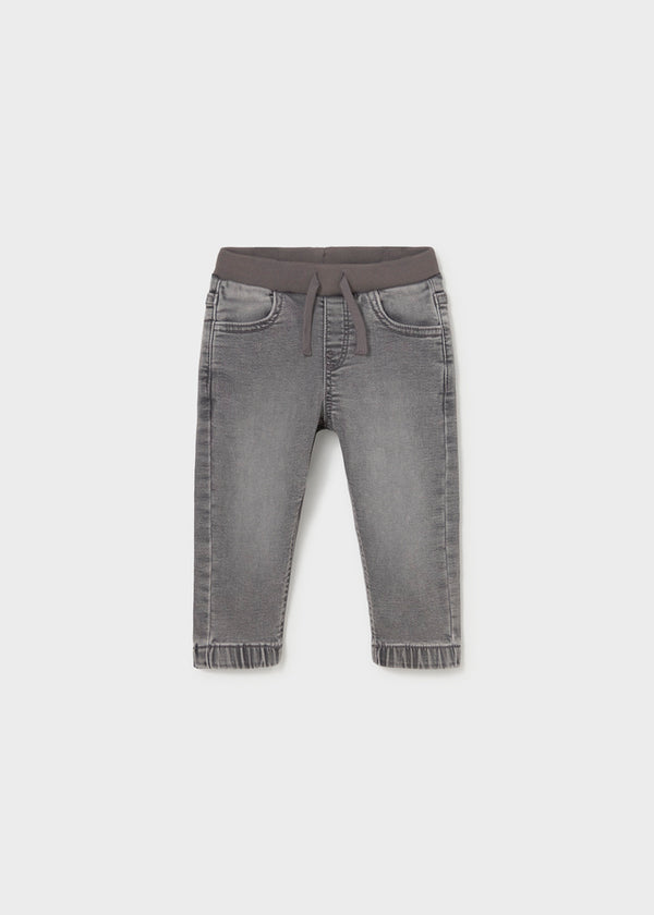 Baby Denim Grey Jogger Pants