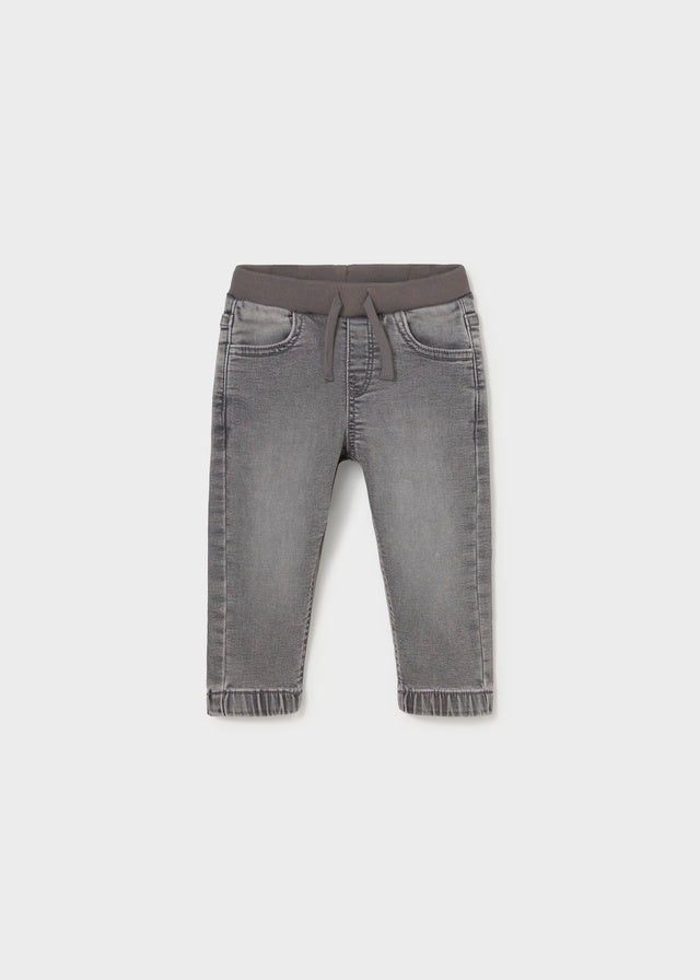 Baby Denim Grey Jogger Pants