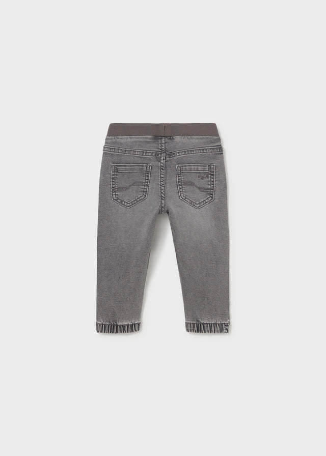 Baby Denim Grey Jogger Pants