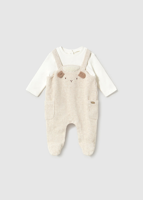 Newborn Boy Corduroy One-Piece
