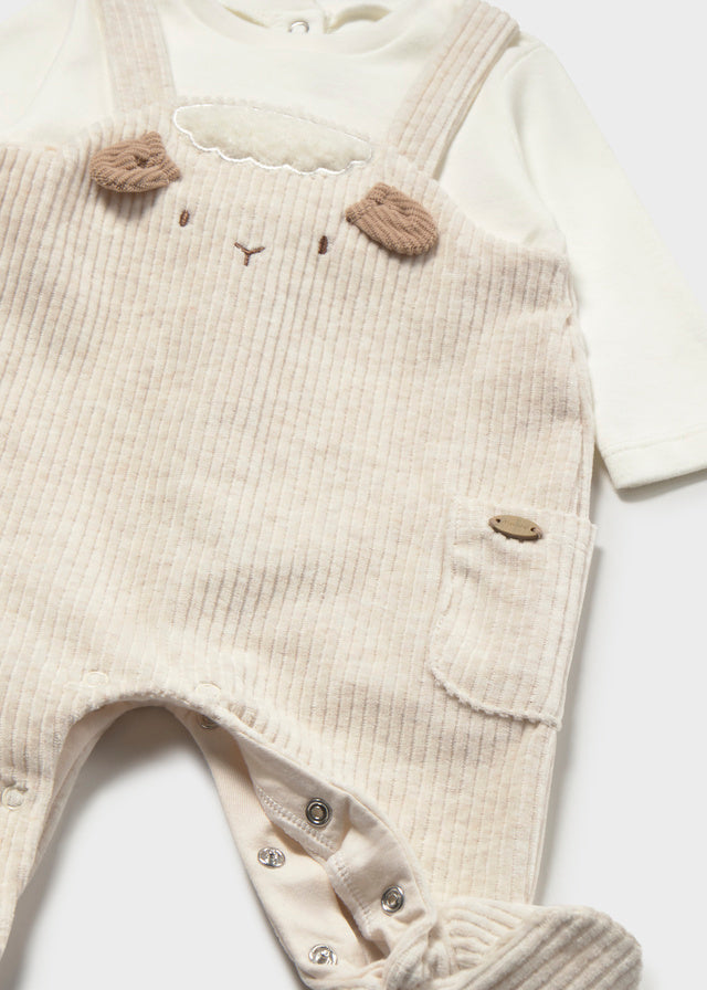 Newborn Boy Corduroy One-Piece