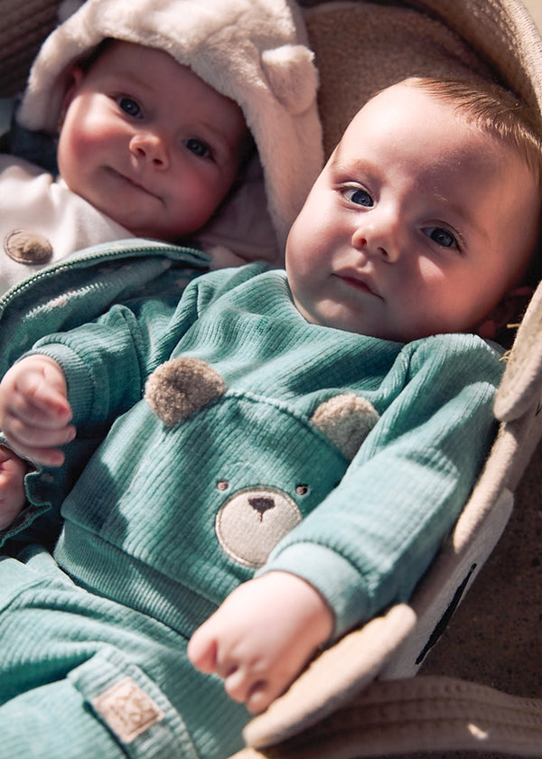 Baby Boy Mineral Tracksuit With Socks