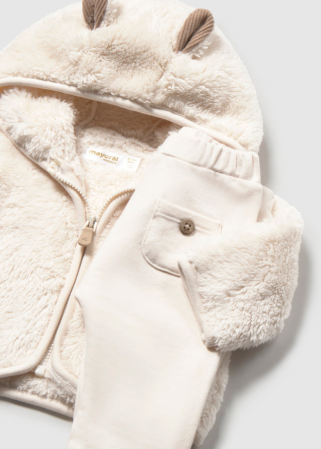 Newborn Girl Tracksuit with T-Shirt