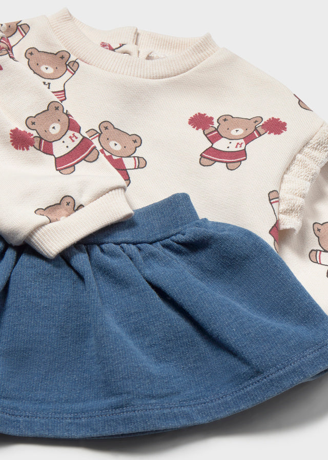 Newborn Girl 2-Piece Skirt Set