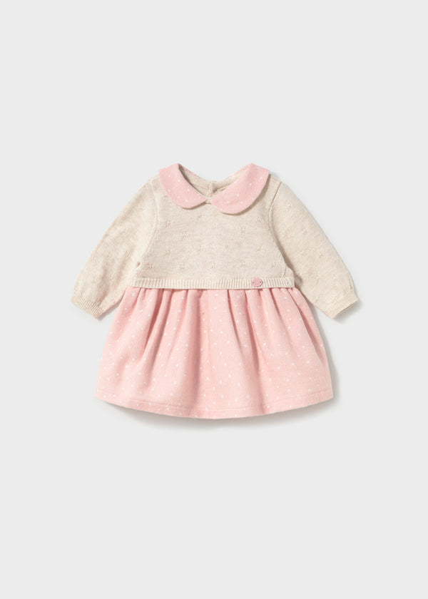 Baby Girl Pink Knit Dress