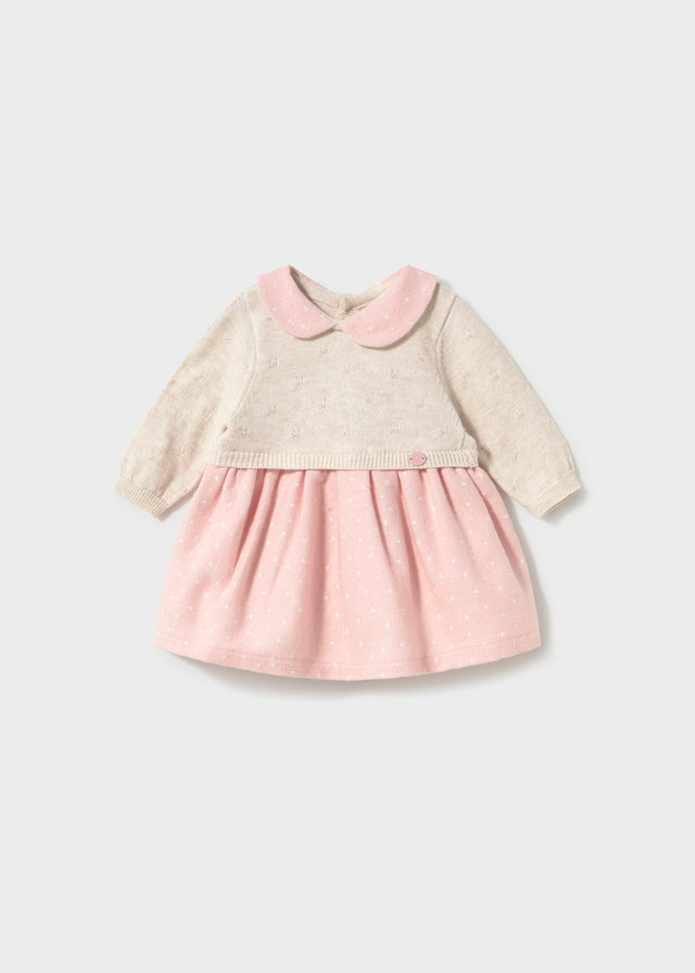 Baby Girl Pink Knit Dress