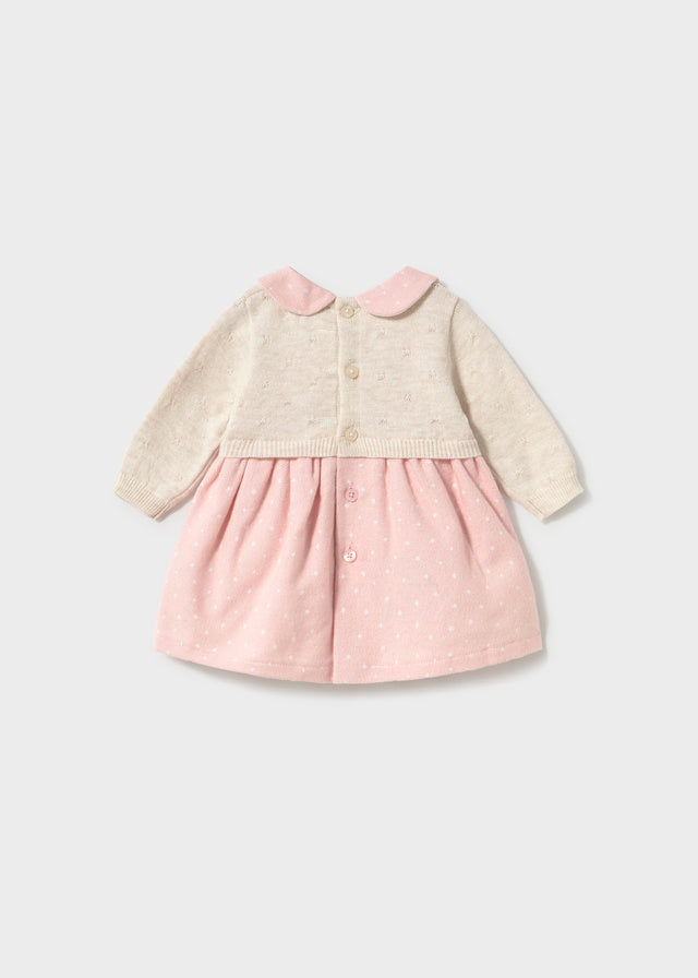 Baby Girl Pink Knit Dress
