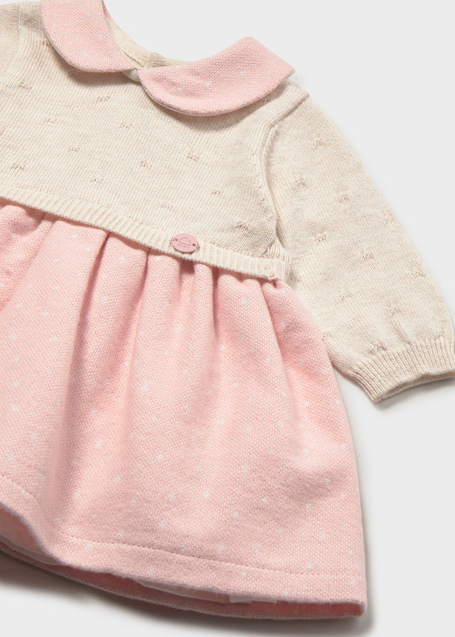 Baby Girl Pink Knit Dress