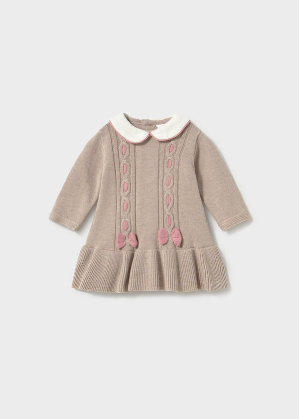 Newborn Girl Knit Dress