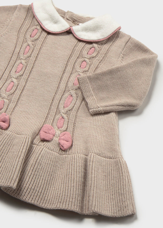Newborn Girl Knit Dress