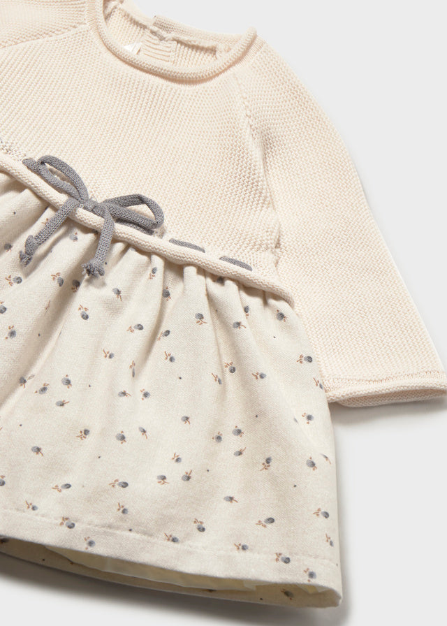Newborn Girl Knit Dress