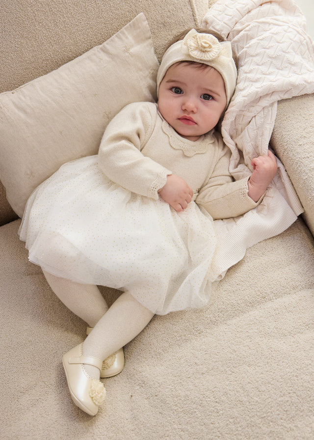 Newborn Girl Tulle Dress