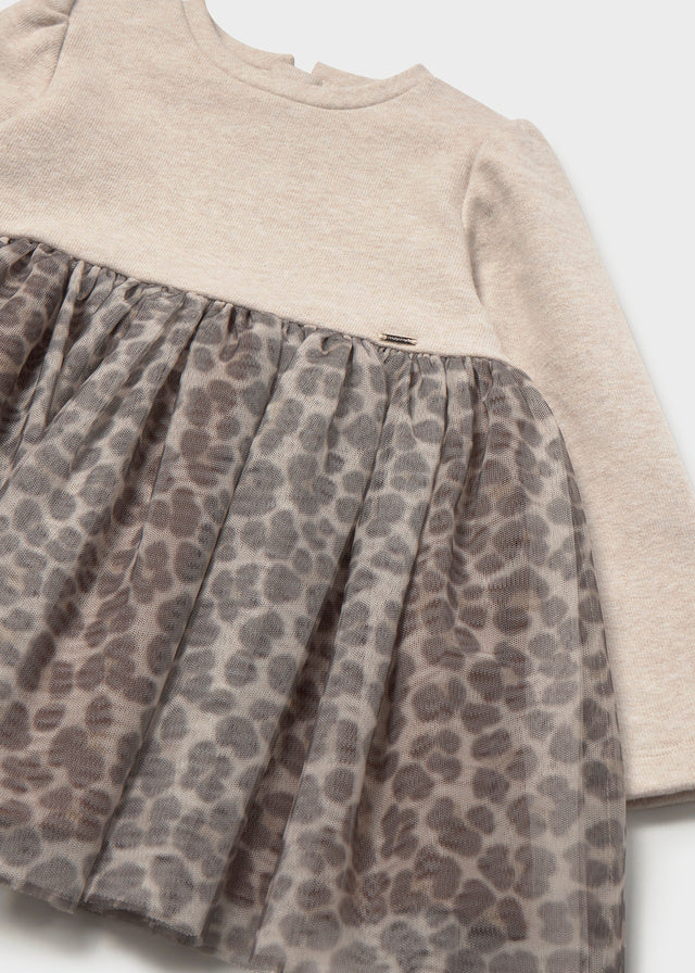 Baby Leopard Tulle Dress