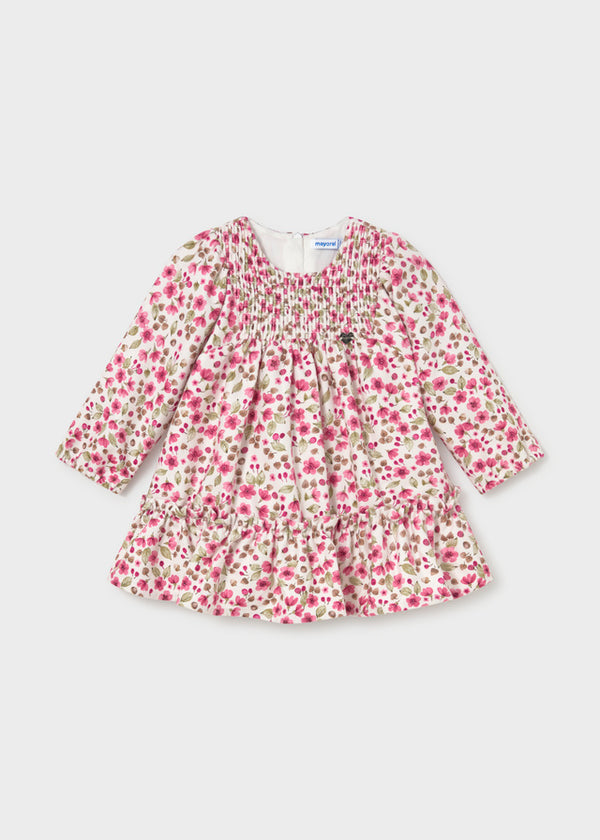 Baby Girl Petal Velvet Dress