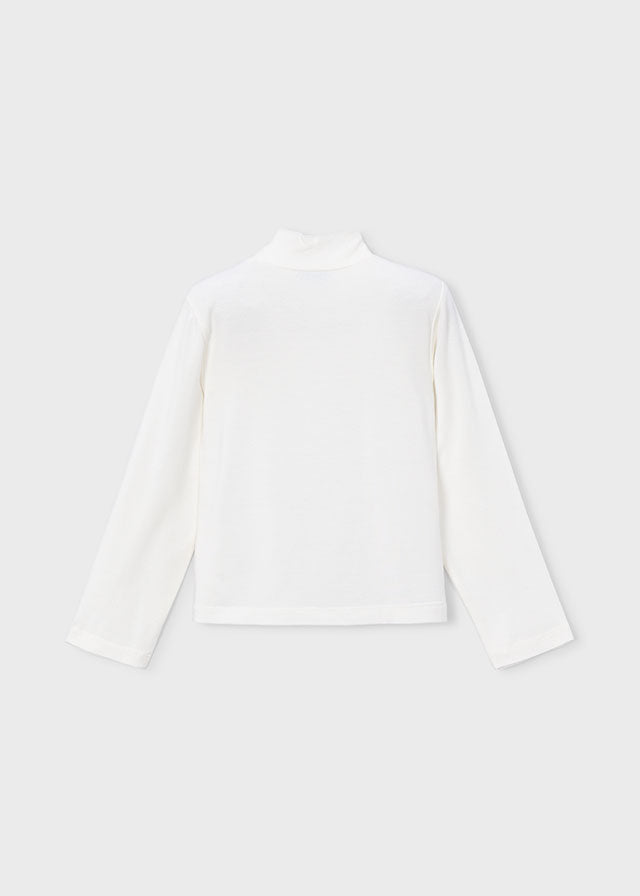 Girls Mock Neck T-Shirt